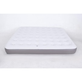 Pool Central Inflatable Flocked Airbed with Rechargeable Bulit-in Electric Pump - King