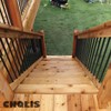 CNQLIS 8Pcs Stainless Steel 2" x 4" Deck Railing 30°