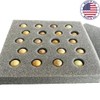 Button Quail Egg Foam Shipper 20 Hole Sets - Safe
