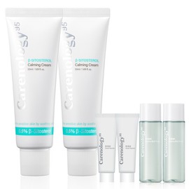 Careology Beta-Sitosterol Calming Cream 50ml (2 pieces) / Madeca Cream / Cica Cream / Barrier Soothing Care / 케어놀로지 베타시토스테롤 카밍 크림 50ml 2개/ 마데카크림 /시카크림 / 장벽 진정케어