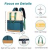 Scothen Backpack Cooler with Double Decker & 12 Ice Packs-