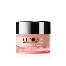 Clinique Clinique All About Eyes Lightweight Eye Cream With Vitamin C | Hydrating, Brightening, Depuffing + Dark Circle Reducing, Mini Travel Size, 0.5 Ounce