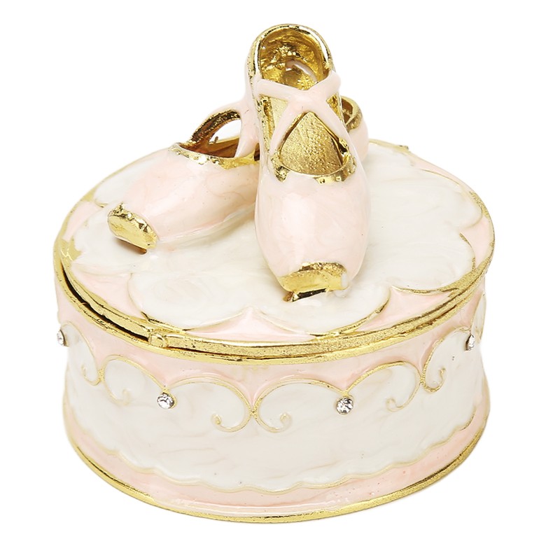 Jeweled Ballet Shoes Trinket Boxes Exquisite Compact Decorative Trinkets Jewelry