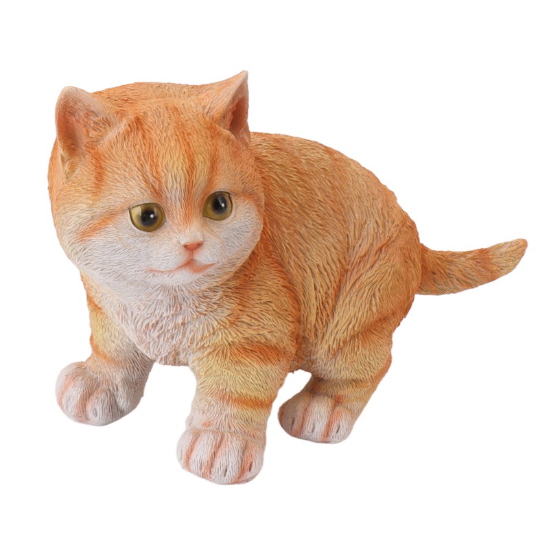 Outdoor Garden Decor Cat Statues Kitten Ornaments Gardening Decorations Gardening