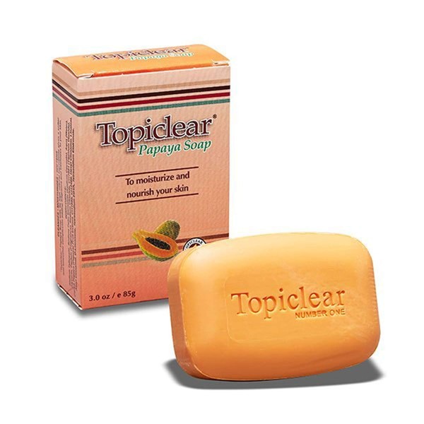 Topiclear Papaya Soap 3.0 OZ/e 85g