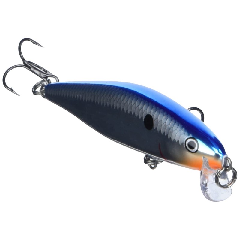 Rapala Flat Rap 08 Fishing Lure, Silver Blue