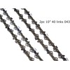 2PC 10-Inch Replacement Chain for Black & Decker LCS1020 20V