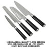 Babish 5 Piece 1.4116 German Steel Magnetic Forged Kitchen Knife