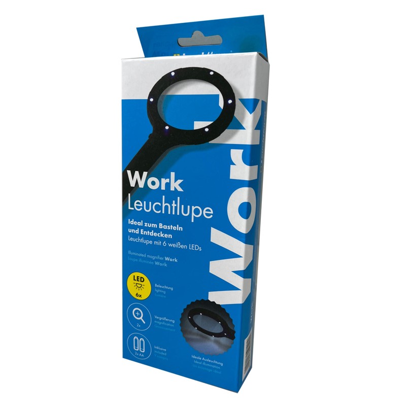 Leuchtturm 363756 LED Illuminated Magnifier Work