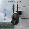 Codnida 5MP Outdoor WiFi Surveillance Camera, 2.4/5 GHz WiFi Camera