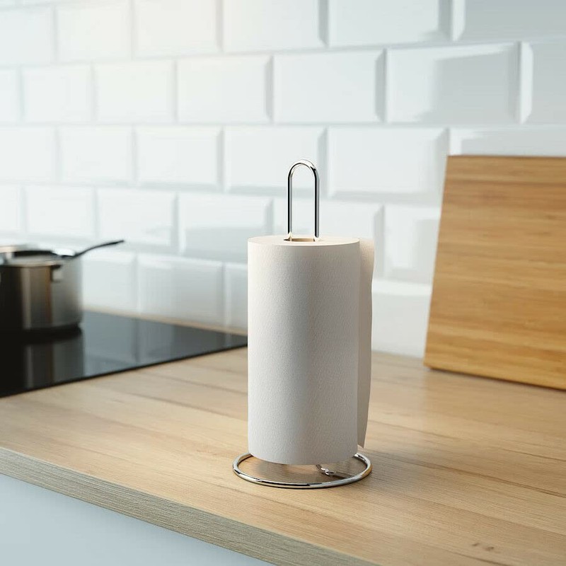 Free Standing Kitchen Roll Holder, Paper Towel Holder Stand Stainless