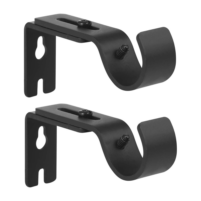 Adjustable Brackets for Curtain Rods - for 7/8 or 1