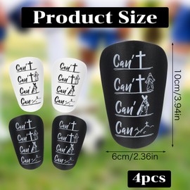 YUXIANLB 2Paar Mini Schienbeinschoner Für Fußball Mini Fußball Schienbeinschoner Schwarz Weiß Schienbeinschoners Für Fußballs 102 x 51 Cm Kleine Miniatur Schienbeinschoners Bequeme Leichte Beinpolster