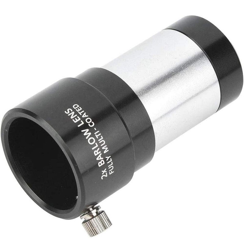 POFET Lens 2X, 1.25 Inch Fully Multi-Coated Metal Barlow Lens