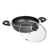 STL Hard Anodized Deep Kadhai with Lid 26cm, 4mm Thick,