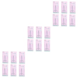 TOVINANNA 3sets Stainless Steel Eyebrow Shaping Scissors Women's Vibrissa Cutter Easy to Maintain 6pcs*3