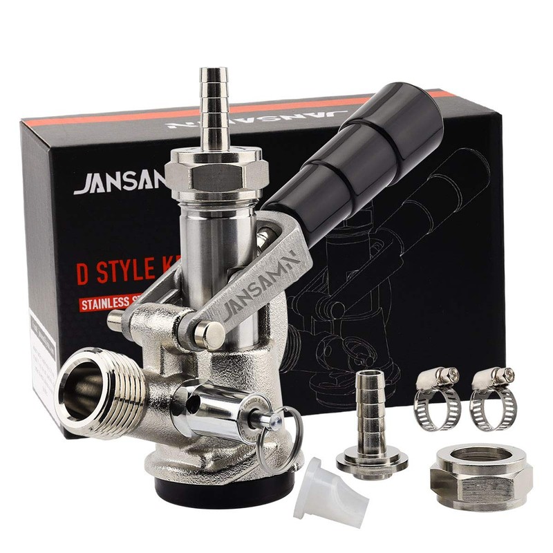 Keg Coupler, Sankey D Tap with 304 Stainless Steel Probe,