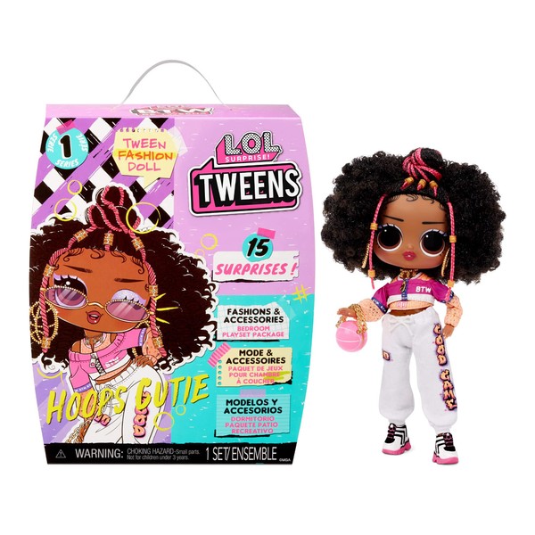L.O.L. Surprise! Tweens Fashion Doll Hoops Cutie with 15 Surprises Including Outfit and Accessories for Fashion Toy Girls Ages 3 and Up 6 inches