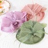 DRESHOW Flower with Single Arrow Feather Fascinators Hat Headband and