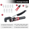 IBOSAD Hydraulic Hand Crimper Tool for Stainless Steel Cable Railing