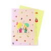 Sunstar Stationery Ado Mizomori Goods Clear File, 5 Pockets, Fruit
