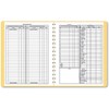 Bookkeeping Record, Tan Vinyl Cover, 128 Pages, 8 1/2 x
