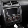 JeCar Air Conditioner Switch Knob Cover Aluminum Alloy Trim Cover