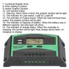 Solar Charge Controller Photovoltaic Discharge PWM Control Regulator 12‑24V 30A