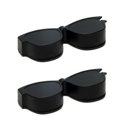 Calabria Kool Klean 2 Pack Eyeglasses Lens Cleaner Kit Black 15 ml Cleaning Spray, White Cleaning Cloth Eyewear Cleaning Kit