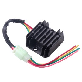 Rectifier 4 Wires Voltage Regulator Compatible with Motorcycle Boat Motor Pump ATV GY6 50 150cc Scooter Moped JCL NST TAOTAO