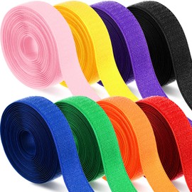 8 Rolls Carpet Marker Strips Carpet Nylon Carpet Strips for Classroom, Teachers, Office, Social Distance, 8 Colors (131 Feet)