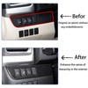 ANUNFRRE Car Accessories Fit for Toyota Highlander 2014-2019 ABS Carbon