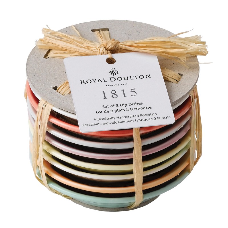 Royal Doulton 9 cm Tapas Dip Tray, Set of 8