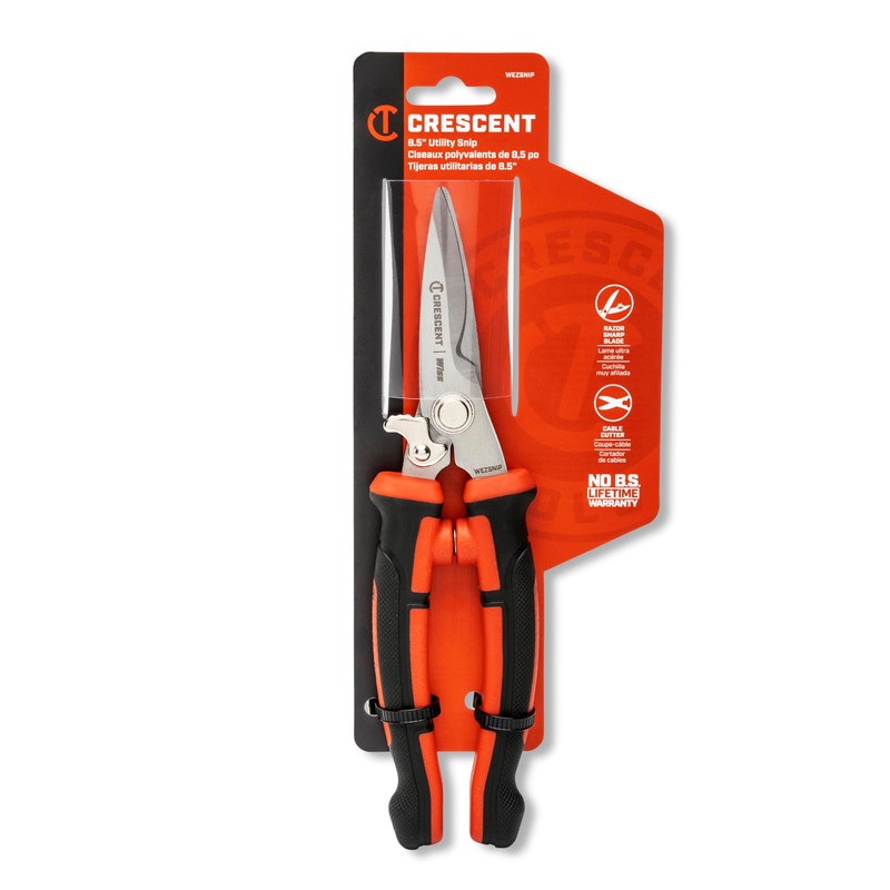 Crescent Wiss 8-1/2" EZ Utility Snip - Easy Snips for