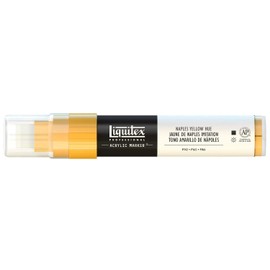 Liquitex Professional Wide Marcador Acrílico, Amarillo (Naples Yellow Hue - 601), 15mm, 1 Unidad