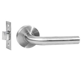 Lock Proforza CPF1-10S-US32D Manija tubular Calabria función de paso, acero inoxidable, en caja