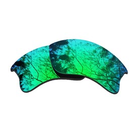 HiCycle2 FOOUS Replacement Lenses for Oakley Flak Jacket XLJ Polarized Sunglasses, Green