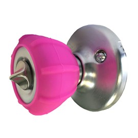 New Enjoy Cover - Door Knob Cover Grips Non Slip Arthritis & Senior Living Aids Grippy Easy Open Decorative. Simple Functional Effective Solution- 4 Pack (Hot Pink, Tylo)
