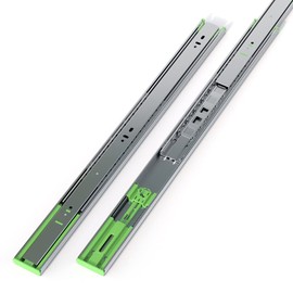 Fivepears 6 Pairs 22 Inch Heavy Duty Soft Close Drawer Slides, 150 Lb Load Capacity Full Extension Ball Bearing Side Mount Drawer Runner, Rv Tool Box Kitchen Cabinet Drawer Self Closing Glide Rails