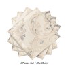 TOPLUXE Cloth Napkins Set of 4, Napkins Reusable 45x45cm, Dining