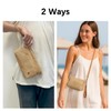NEICOA Straw Crossbody Bags for Women 2025, RFID Wallet Straw