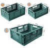 Spesh 2 Pcs Collapsible Storage Boxes Mini Storage Crates Stackable