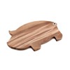 Ironwood Gourmet Pig Shaped Serving Board, Acacia Wood
