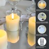 Lezonic Flameless Votive Candles Battery Operated with Remote and Timer,