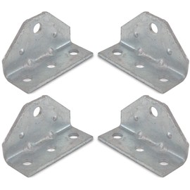 Sturdy Built (Qty 4) - Boat Trailer Galvanized Swivel Top Angle 3/8 inch mounting Hole