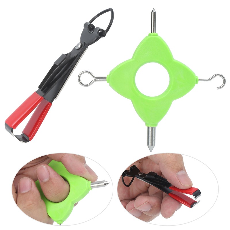 4 in 1 Multi Fishing Knot Puller Tool Bait Carp