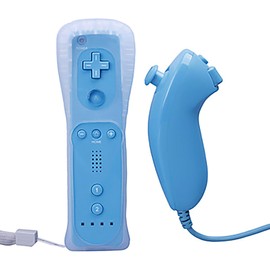 Remote and Nunchuck Controller Wireless Game Handle Remote Nunchuck Controller Compatible for