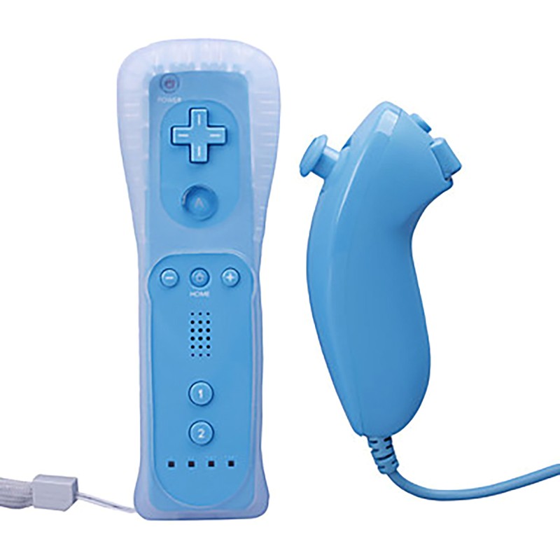 Remote and Nunchuck Controller Wireless Game Handle Remote Nunchuck Controller