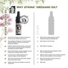 Athina Vegan Organic Oregano Oil 60 Capsules. Each Capsule Contains