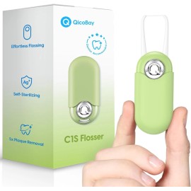 QicoBay 2 C1S Reusable Flosser Set, Auto-Restringi